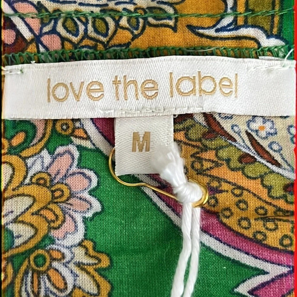 Love The Label Evelyn Top in Carmela Kelly Green - New With Tags - Size Medium - Picture 5 of 9